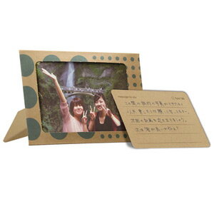 カードをはずすとフォトスタンド 写真立て になる封筒山櫻 YAMAZAKURA phocado フォカド ドット...