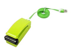 【GS】USB充電式 携帯用小型 パワフル ハンディシーラー 密封シーラー#グリーン【R.Ma…