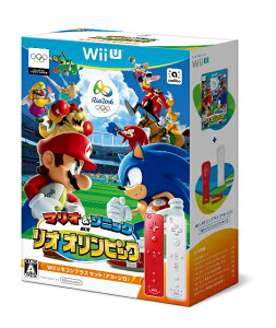 【WiiU】マリオ＆ソニック AT リオオリンピック　Wiiリモコンプラスセット（アカ・シロ）…