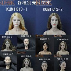 KUMIKの1/6スケールヘッドシリーズ　各種別売り【Kumik】Head 13-1 13-2 13-3 13-6 13-7 13-8 1...