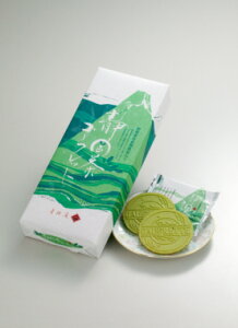 静岡茶のほのかな苦味と甘さを、ゴーフレットで包みました。（ゴーフレット/静岡/菓子/お土産/...