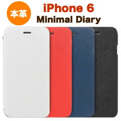 iPhone6 手帳型 本革 レザー ケース ZENUS Minimal Diary Z4023i6 Z4024i6 Z4025i6 Z4026i6 iPh...