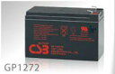 高サイクル型・密閉式・メンテナンスフリーGP1272:小形制御弁式密閉形鉛蓄電池(12V-7.2Ah)CSBバ...
