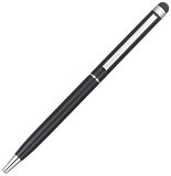 ELECOM スマートフォン・タブレット用 ボールペン付 タッチペン/ ブラック P-TPLP01BK
