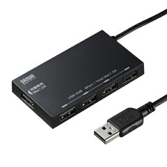 セルフパワーUSBハブ4ポート（サンワサプライ）USB-HCA510