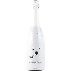 北海道、旭川動物園のシロクマのスパークリングワイン。かわいいボトルがお気に入り。お正月にいかが？