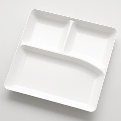 ニトリ皿おすすめ人気平皿深皿角皿ランチプレートシリーズセット　深型ランチプレート マジかる撥水（ホワイト）