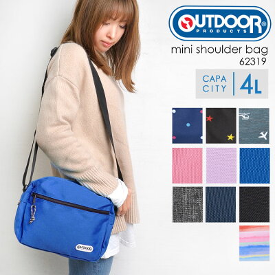 OUTDOOR PRODUCTSの人気レディースショルダーバッグ　mini shoulder bag 62319