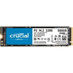 自作PCレシピ  第10世代 Core i5-10400でミドルクラスの自作パソコンプラン Crucial M.2 2280 NVMe SSD 500GBの商品画像