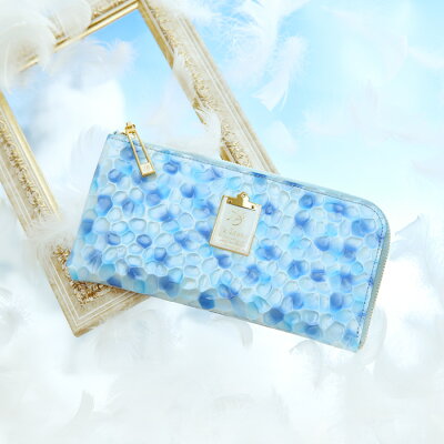 春財布のおすすめ HerSchedule 「天空の美しい青色」チェレットシリーズ　ヘブンリーブルー