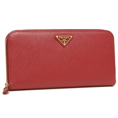お金の動きを活発にする「赤色」の財布 PRADA（プラダ） 財布