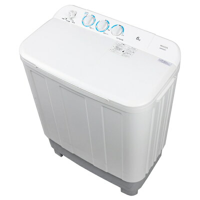 MAXZEN「6.0kg 二槽式洗濯機 JW60KS01」