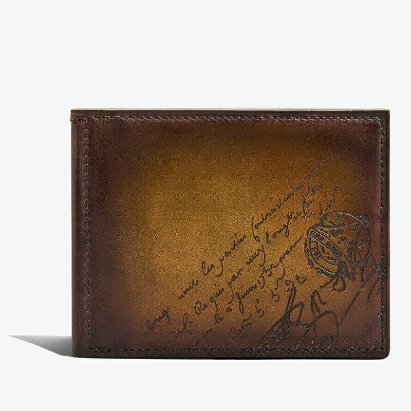 男の品格があがるおしゃれなハイブランドの高級財布は、ベルルッティのフィギュア スクリットレザー ウォレット