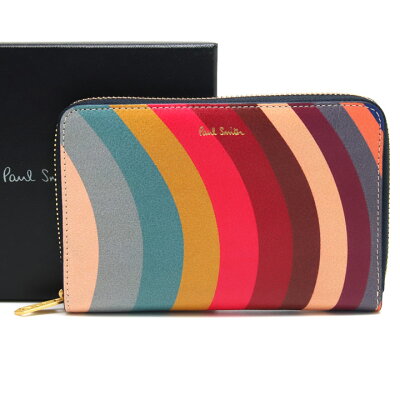Paul Smithのブランドイメージのお財布はマルチカラーストライプです