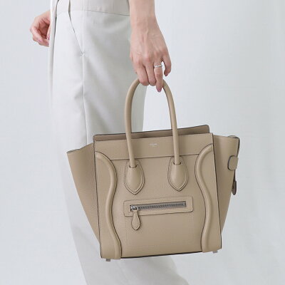 人気ブランドの通勤バッグは、セリーヌのラゲージ マイクロ