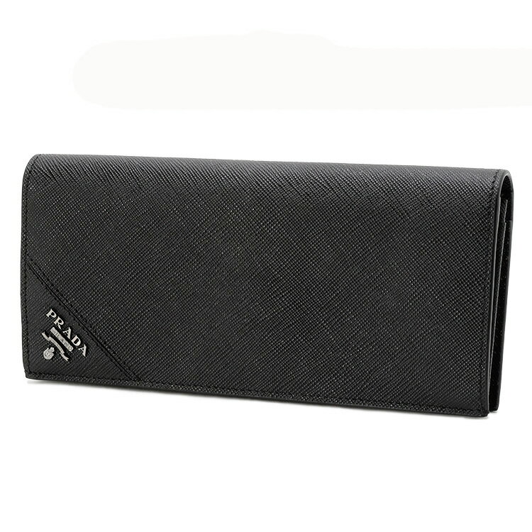 男の品格があがるおしゃれなハイブランドの高級財布は、プラダのサフィアーノレザー長財布 2MV836-QME-F0002