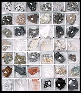 岩石鉱物標本 42種