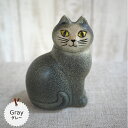 リサラーソン（Lisa Larson）　Cat Mans mini (grey)キャットマンズ…