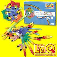 LaQ（ラキュー） 知育玩具 パズルブロック LAQ ラ・キュー フリースタイル パステル 400ピース ...