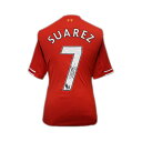 ルイス・スアレス 直筆サインユニフォーム 2013/14 Liverpool Home / Luis Suarez