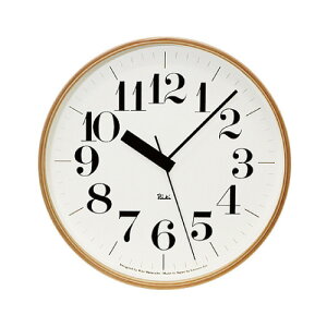 LEMNOS ( レムノス ) / Riki clock ( リキクロック)電波時計 太字 L （φ305mm）渡辺カ デザイン 時計 壁掛け 掛け時計 掛時計 【送料無料】