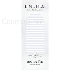 BLC for Corde（ビーエルシーフォーコーデ）ラインフィルム　ホワイト　2mm【ネイル…