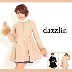 dazzlin【dazzlin(ダズリン)】ノーカラーガーリーコート