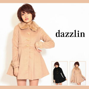 dazzlin【dazzlin(ダズリン)】襟ファー付ガーリーコート
