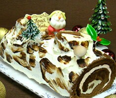 木のぬくもりが暖かい美味しさブッシュドノエル【クリスマスケーキ】