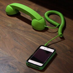 Apple社正式認証 iPhone iPod アイフォンPOPHONE 受話器型ハンドセット スマートフォン Skype F...