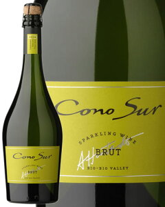 コノスル　スパークリングワイン　ブリュット Cono Sur Sparkling Wine Brut 750ml　ワイン　チリ