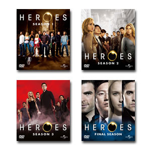 【送料無料】　HEROES 全巻（シーズン1～4ファイナル） バリューパック DVDセット