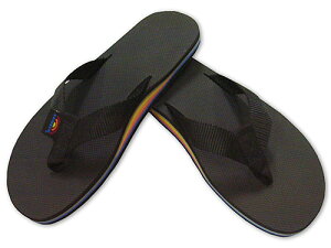 レインボーアーチが目印。RAINBOW Sandals Limited edition ブラック/レインボー[レインボービ...
