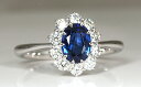 美しい、高貴なロイヤルブルーのサファイヤです。ブルーサファイヤ Pt950 リング(指輪) 英国王...