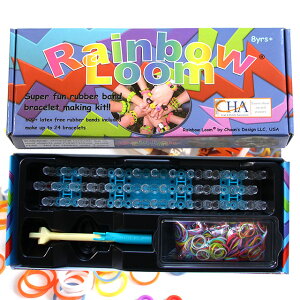 【レインボールーム】NEW Rainbow Loom &reg; レインボーカラーの輪ゴムのブレスレット製作キッ...
