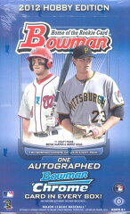 MLB 2012 BOWMAN HOBBY トレーディングカード